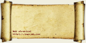 Isidora Antić vizit kartica